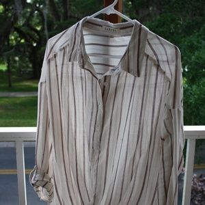 Striped lightweight top (L)